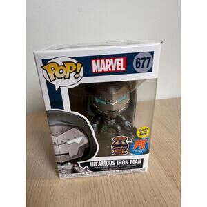 Infamous Iron Man Halloween Comic Fest Funko Pop 677 - NEW